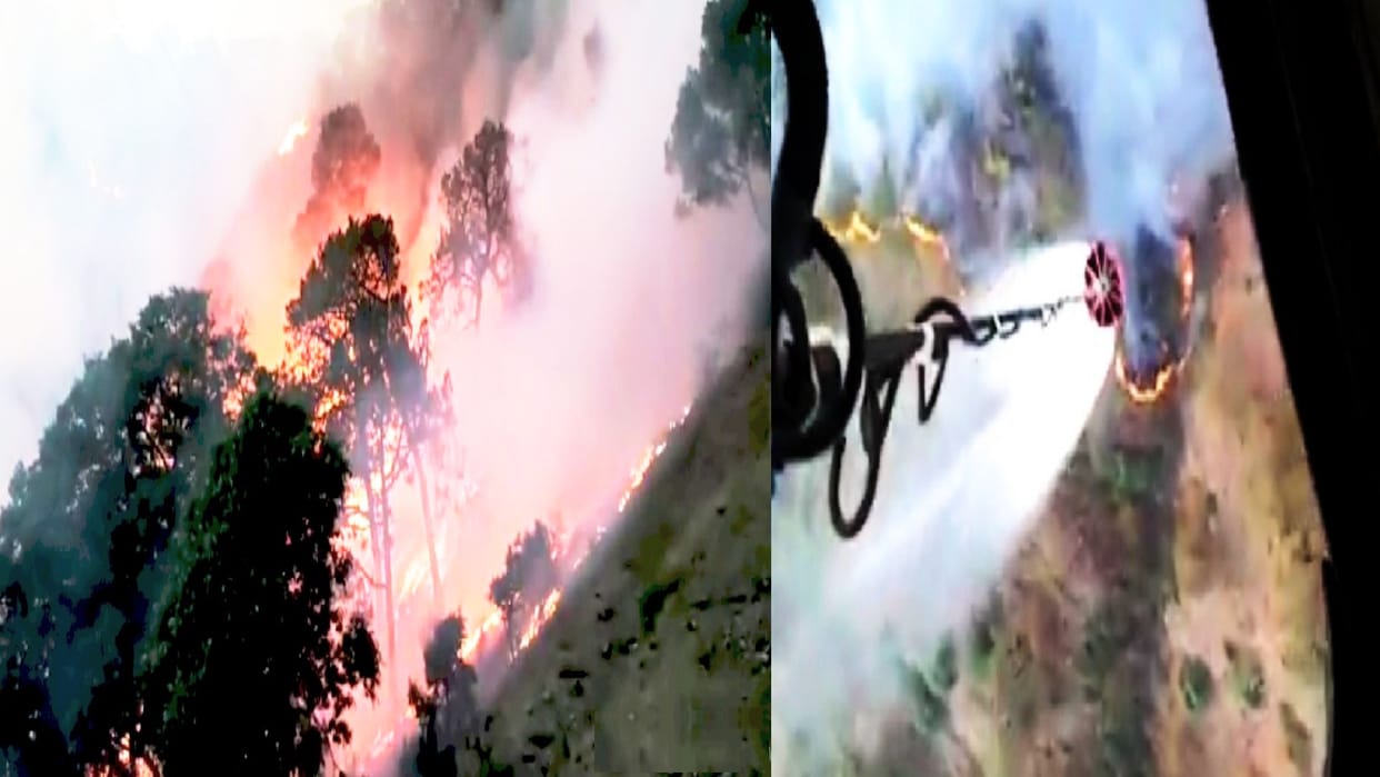 The fire in Kasauli's Manaun forest was controlled after 26 hours with the help of an army helicopter.