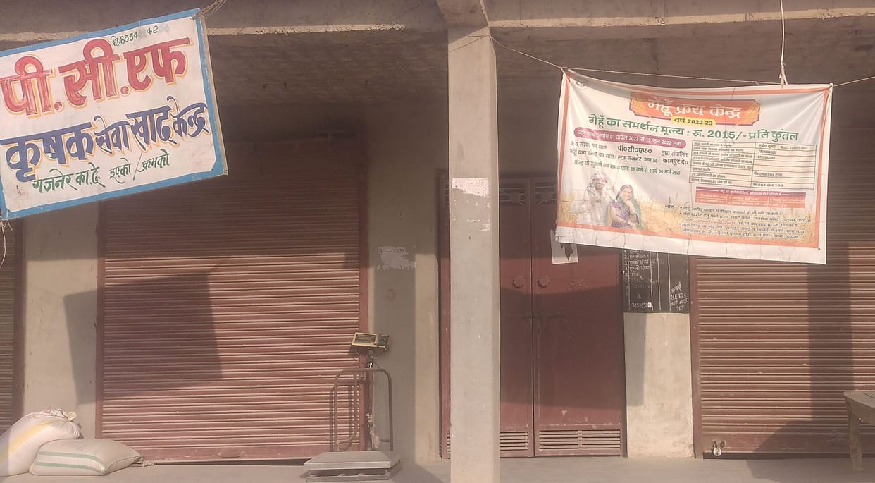 Kanpur Dehat : Wheat prices fell by Rs 150 per quintal due to ban on exports, expected to increase procurement at government purchasing centers