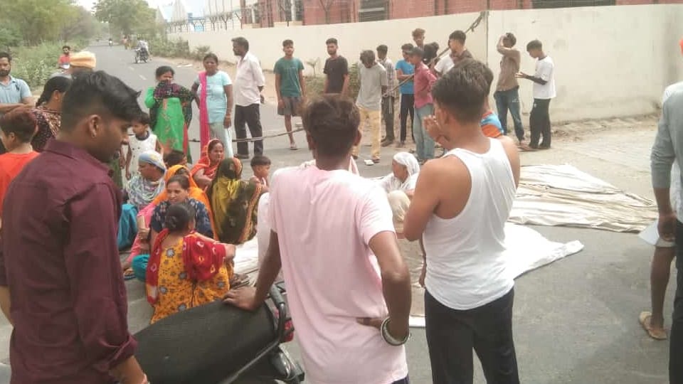 Protest for Clean water in sirsa