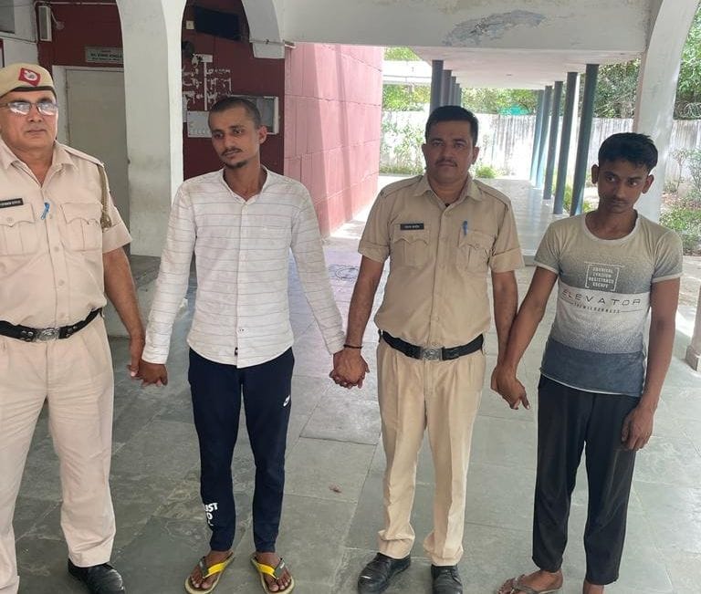 The youth was beaten to death after being caught carrying the goods, two accused arrested