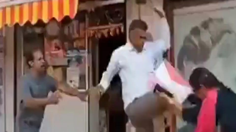 Woman lawyer thrashed publicly In Karnataka