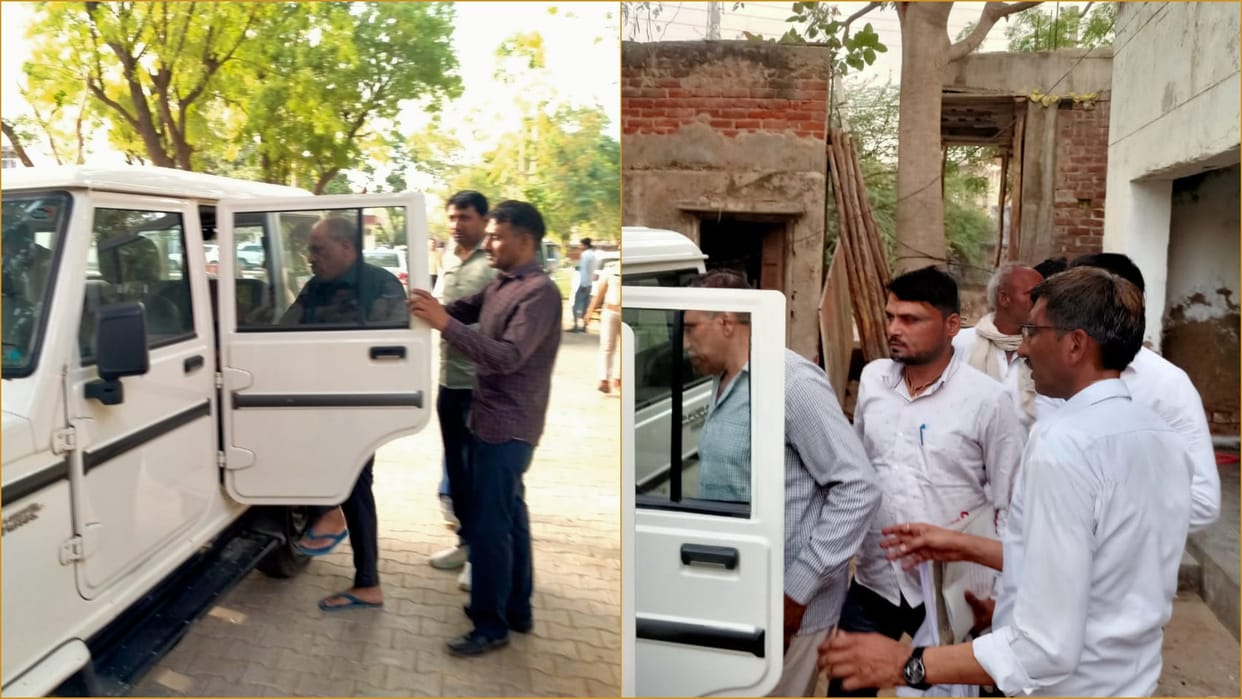 Vigilance caught two sub inspectors taking bribe in Mahendragarh of Haryana