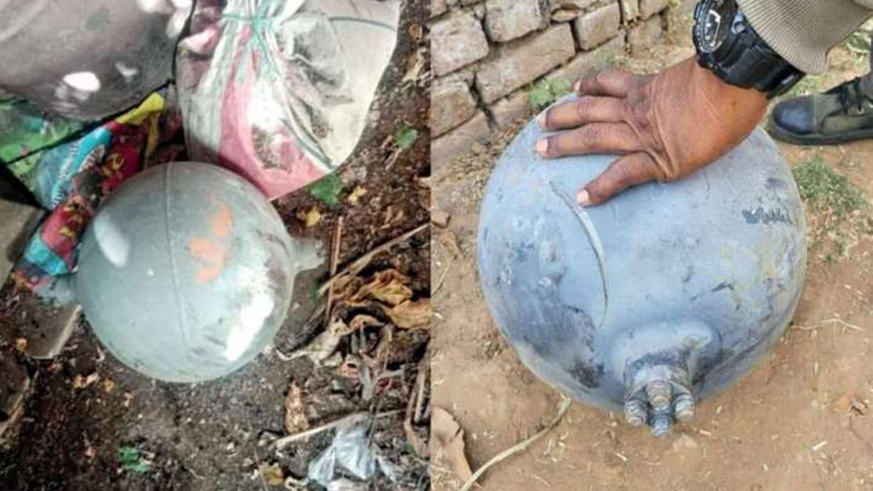 Mysterious metal balls fall from space in Gujarat village report space debris news in hindi