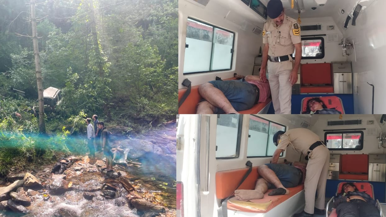 four tourist killed three injured in car accident in kullu himachal pradesh