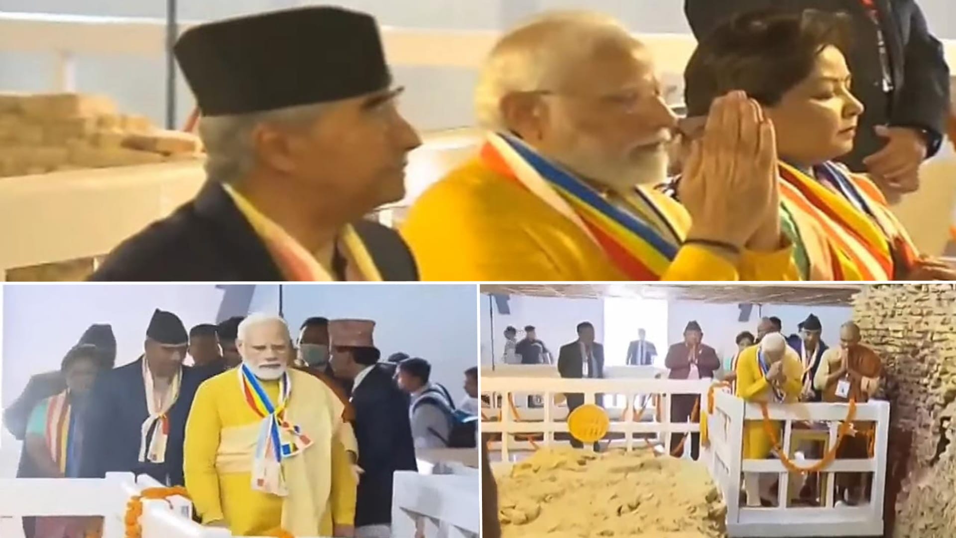 PM Modi reached Lumbini and had darshan of Mahamaya Devi