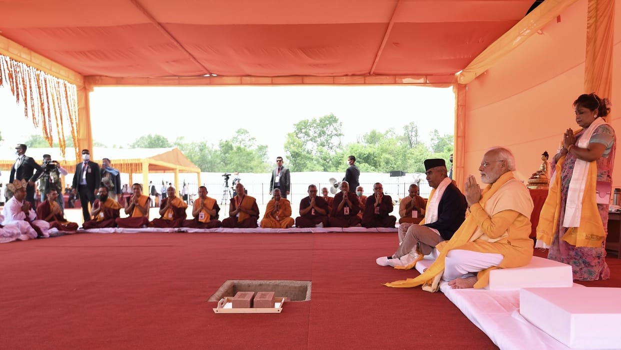 PM Narendra Modi Visit Lumbini Nepal Live on Buddha Purnima 2022 To Meet PM Sher Bahadur Deuba
