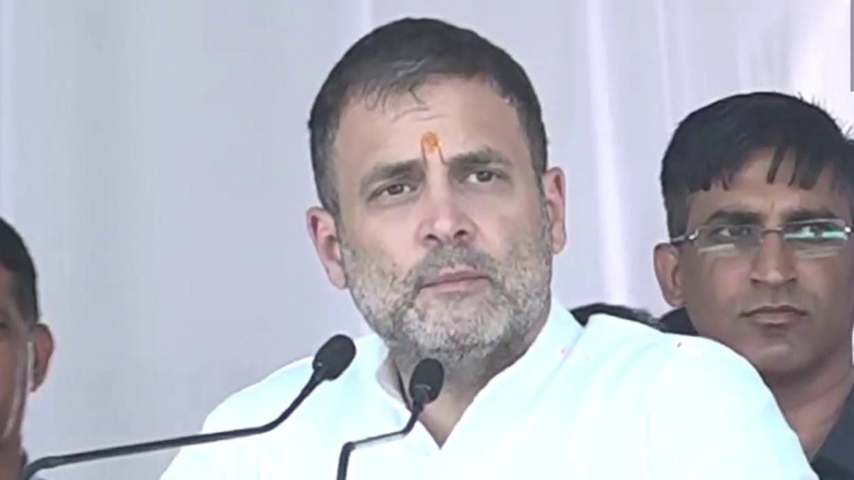 Rahul in Rajasthan Rahul Gandhi targets Modi Government in rally of Banswara