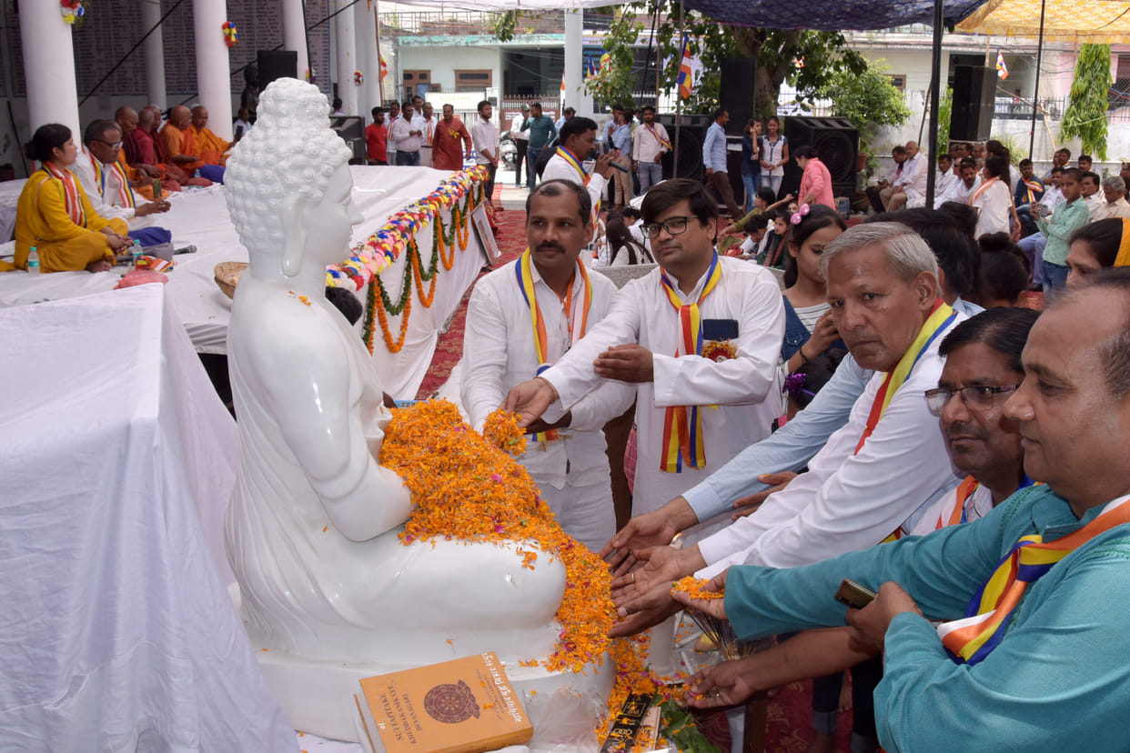 Spread the message of peace of Mahatma Buddha to the people