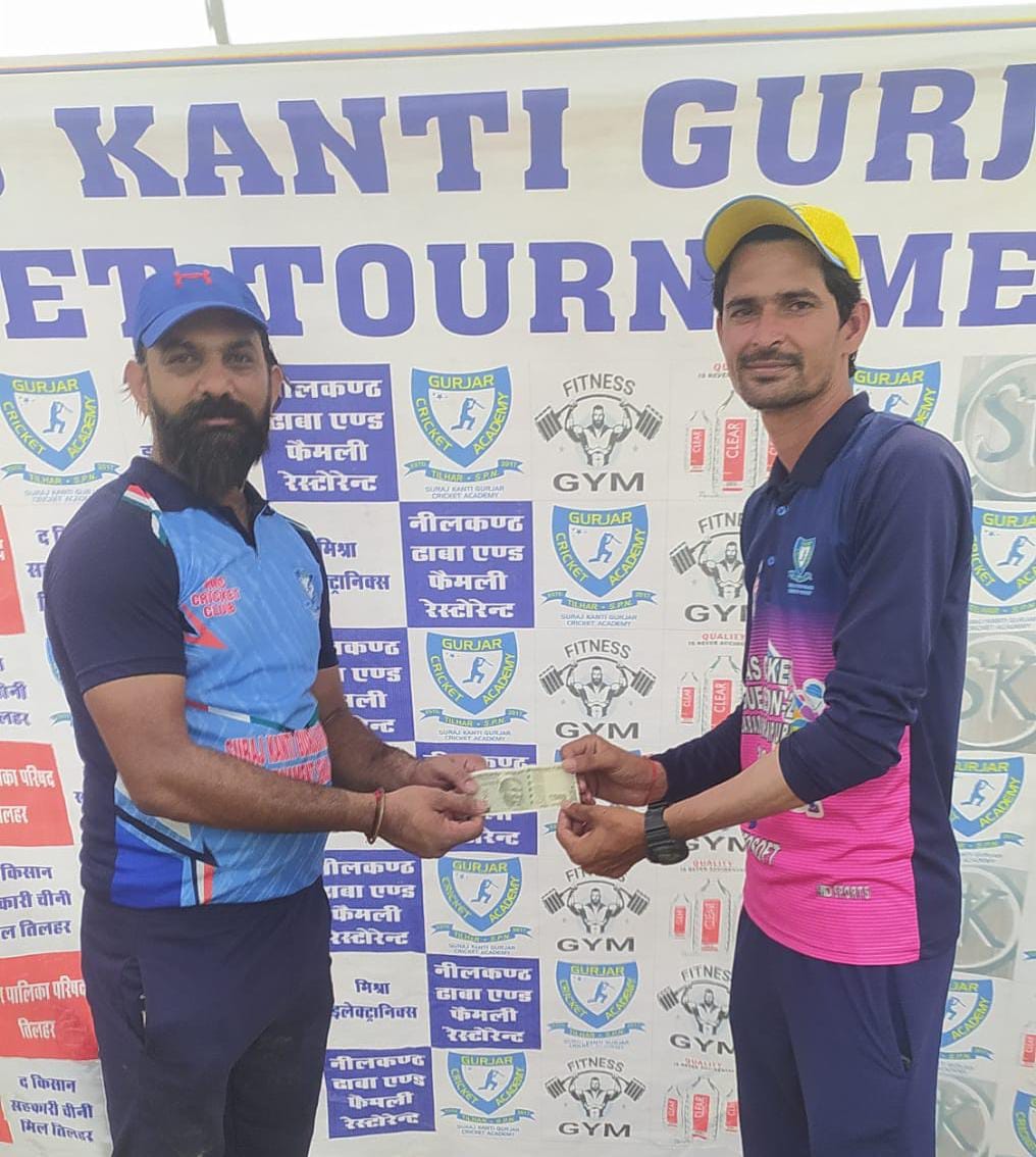 Anuj and Ankur adjudged man of the match