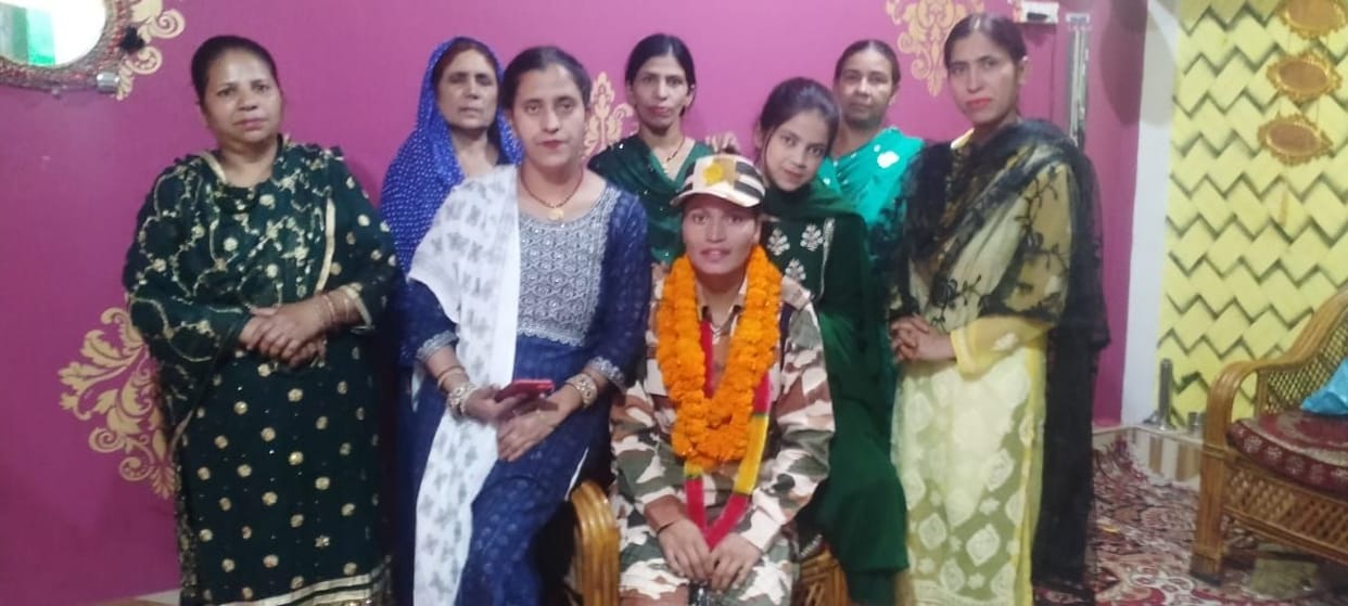 Tarannum Welcomes in Ranikhet After Joining ITBP