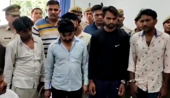 Theft incident revealed, five arrested