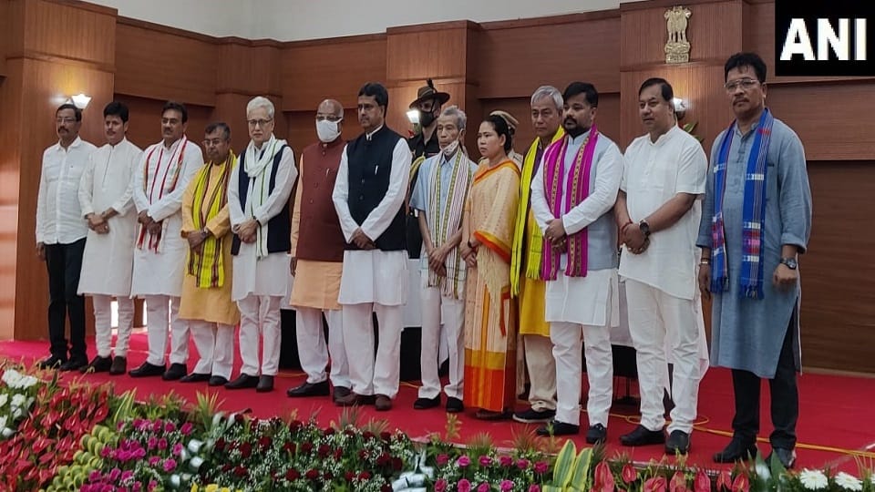 11 MLAs in Tripura take oath as cabinet ministers