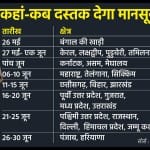 भारत में समय पर हो सकती है मानसून की एंट्री।