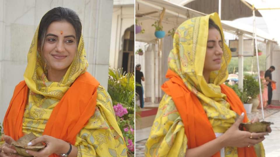 Bhojpuri actress Akshra Singh reached Panchkula of Haryana