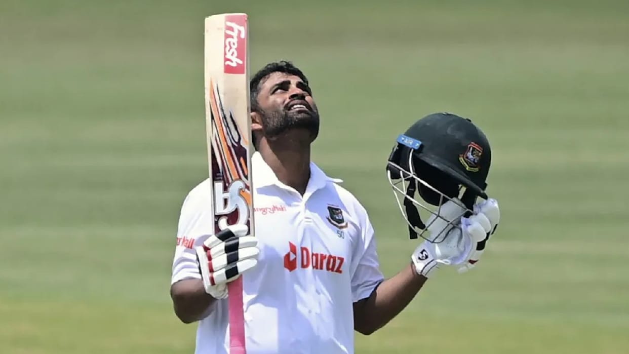 BAN vs SL Test Bangladesh counterattacked with Tamim Iqbal tenth Test century Liton Das and Mushfiqur Rahim hits half centuries