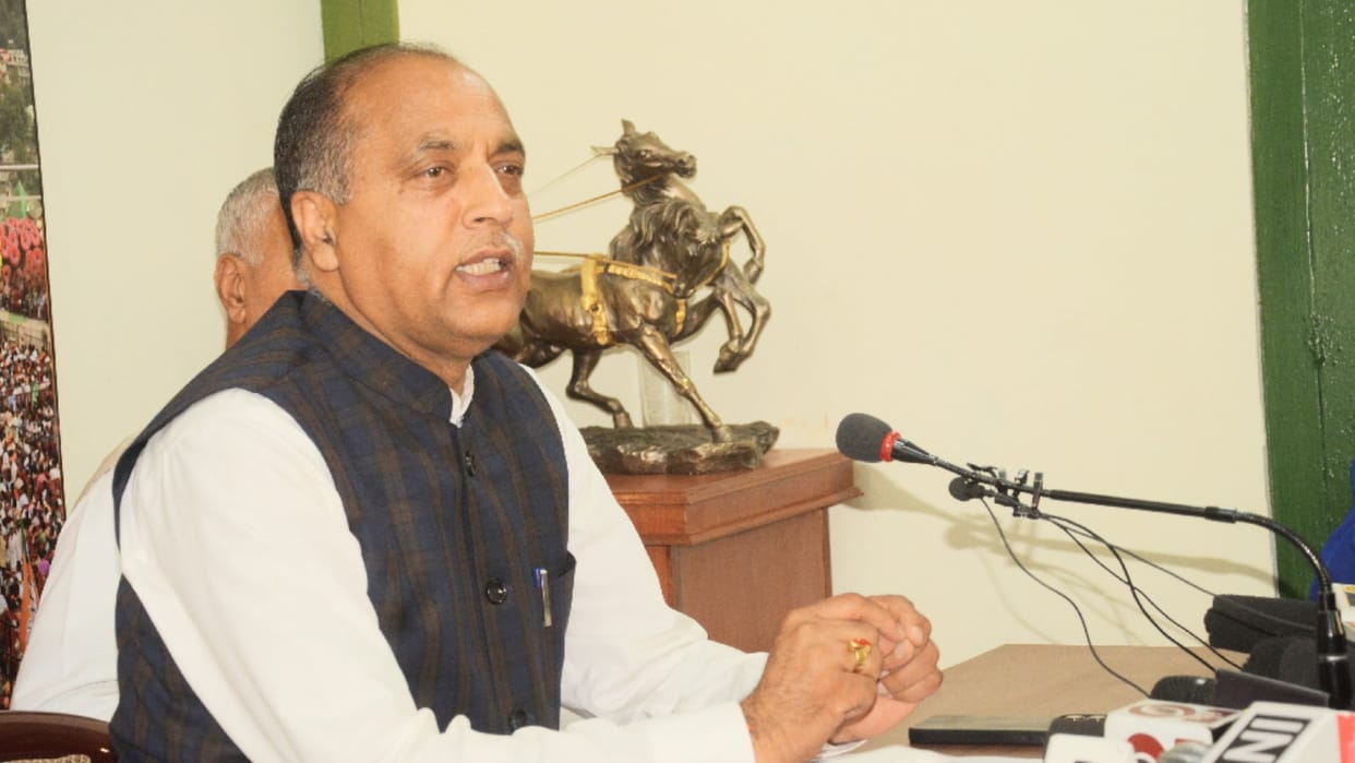 cm jairam thakur statement over congress mla mukesh agnihotri