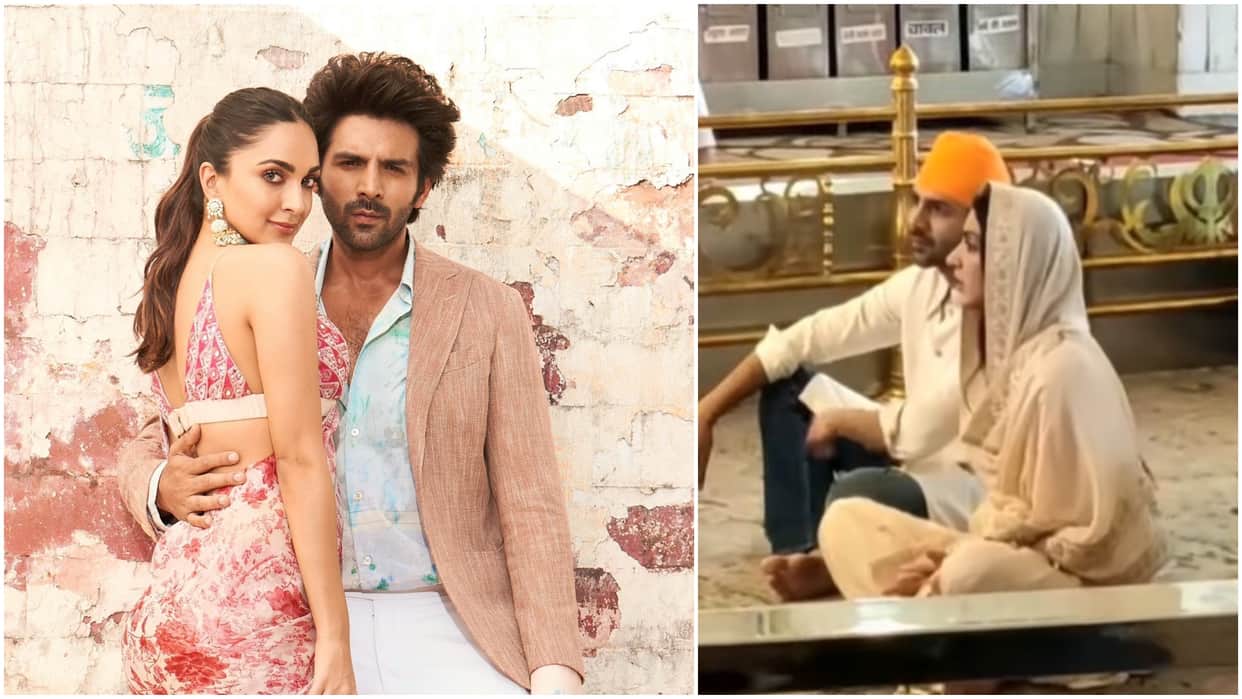 Ahead Of Bhool Bhulaiyaa 2 Release Kiara Advani And Kartik Aaryan Visit Bangla Sahib