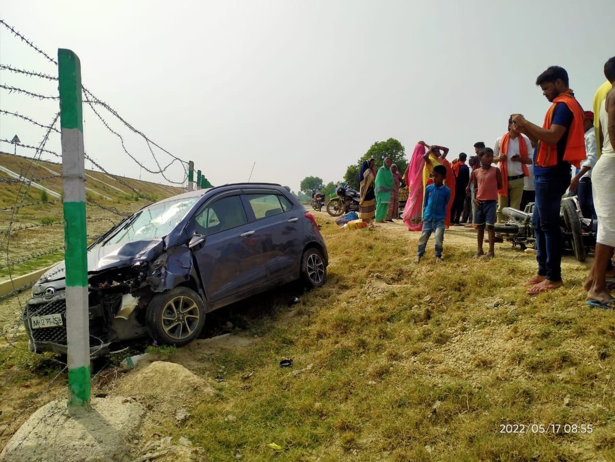 Brother-in-law injured in car-bike collision, serious