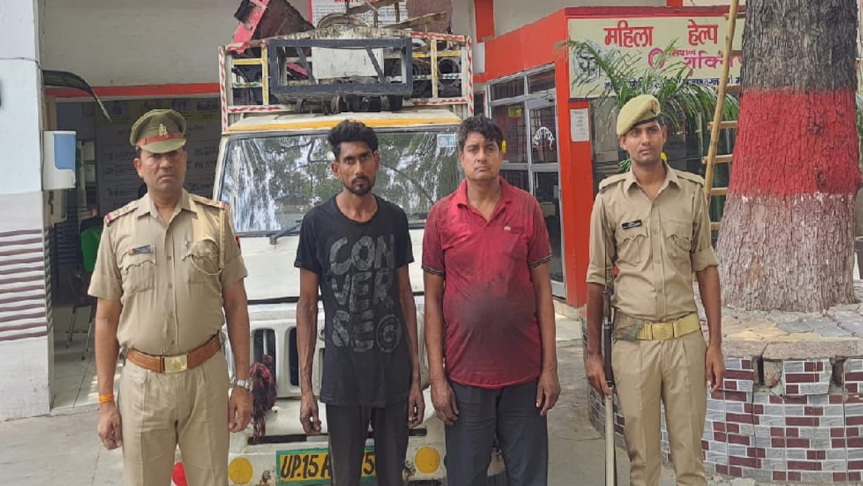 Muzaffarnagar Police have arrested to two accused after busted of vehicle cutting secret