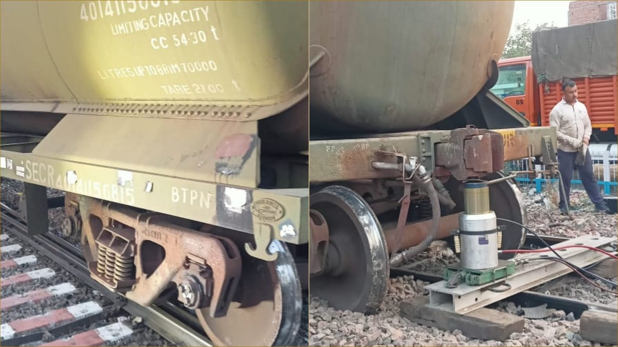 Goods train coaches derailed in Panipat of Haryana