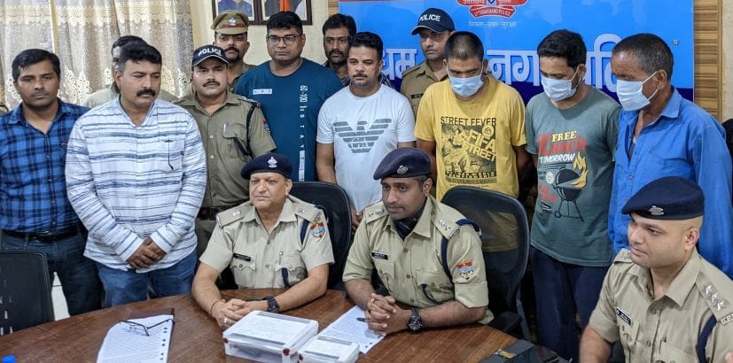 Three arrested in murder case.