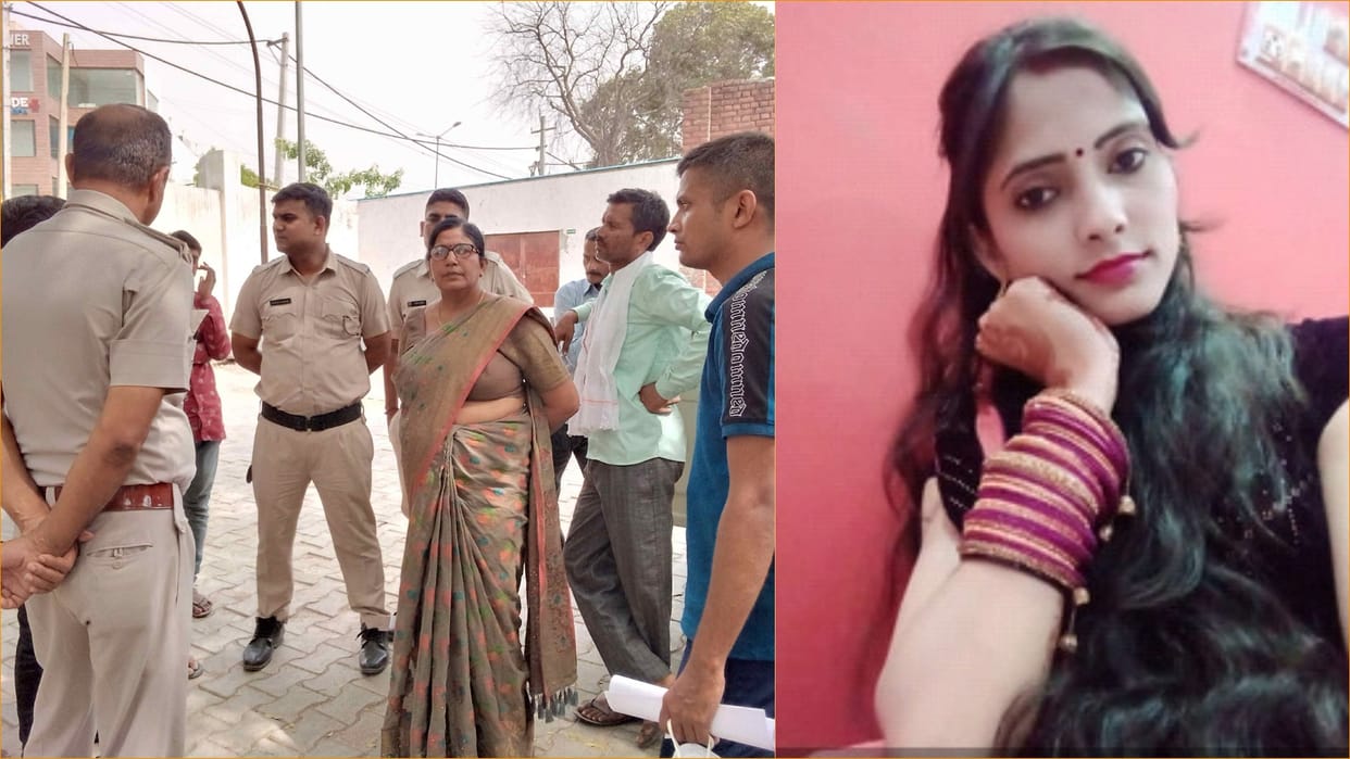 dead body of pregnant woman found hanging in sonipat