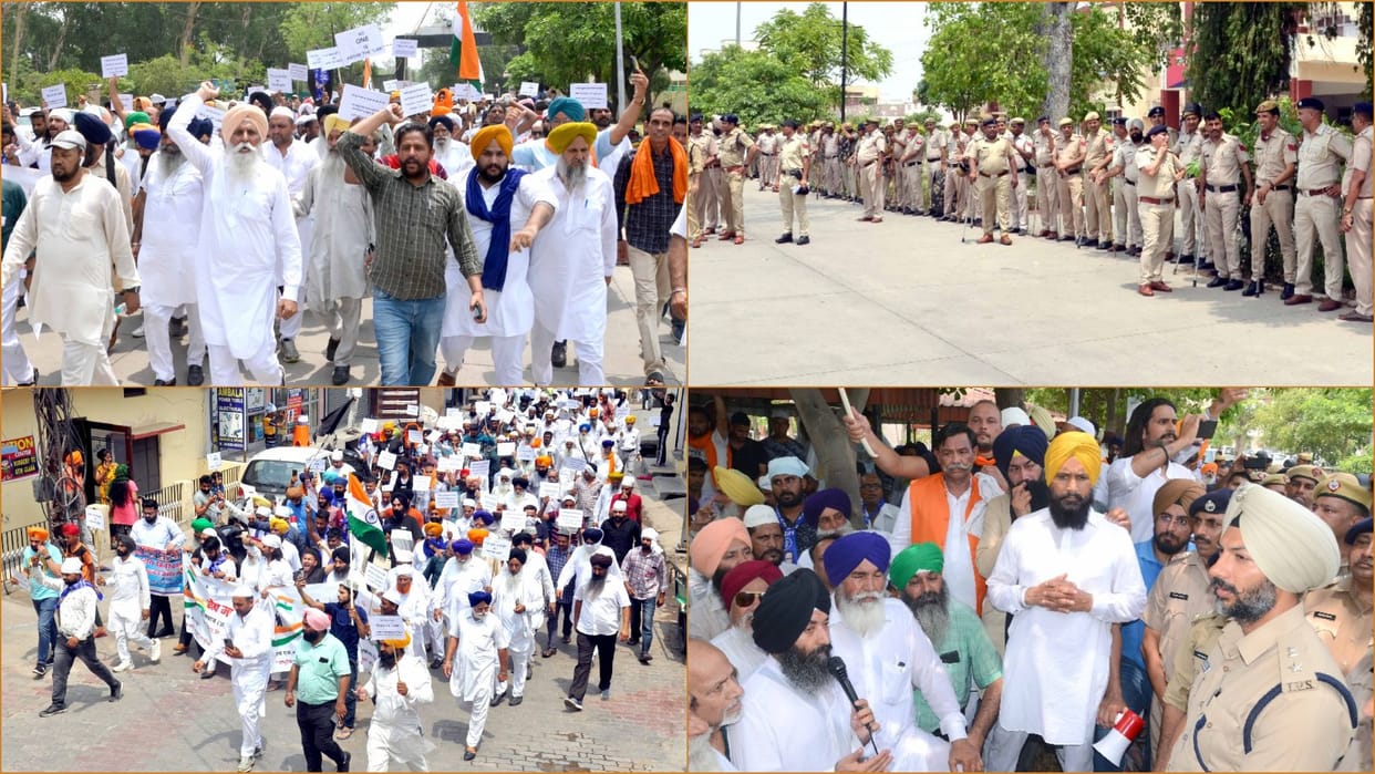 People of Sarva Dharma Samaj took out fury march against MLA