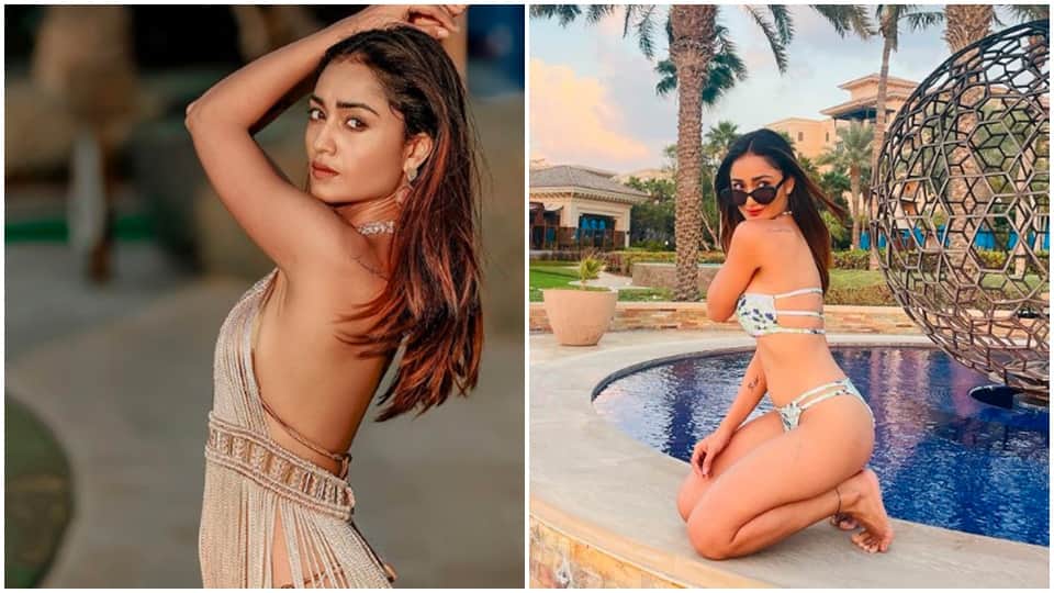 Ashram 3 Actress Tridha Choudhury Fashionable Looks and Western Dresses See Pics