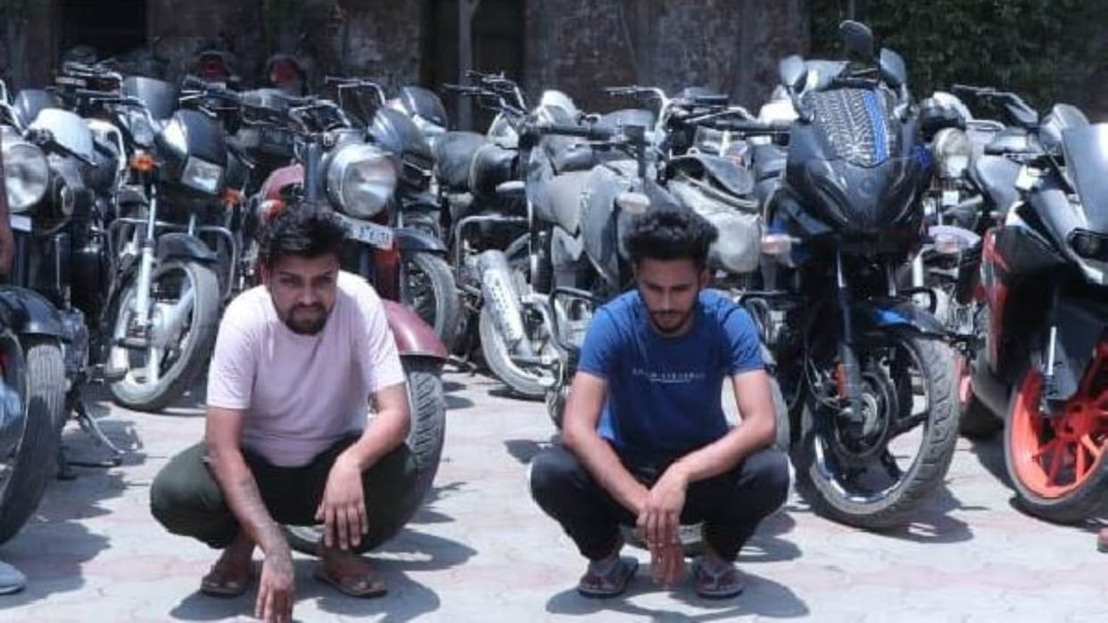 Two accused of interstate thief gang arrested, 22 bikes recovered