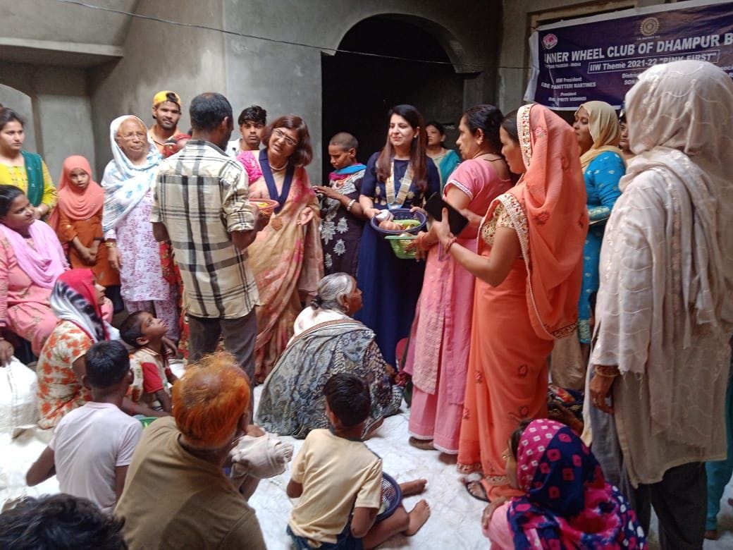 Members of Innerwheel Club spent a day with Divyangjan