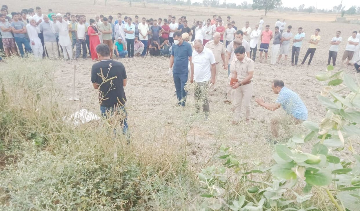 ruthlessly murdered and threw the dead body in the fields