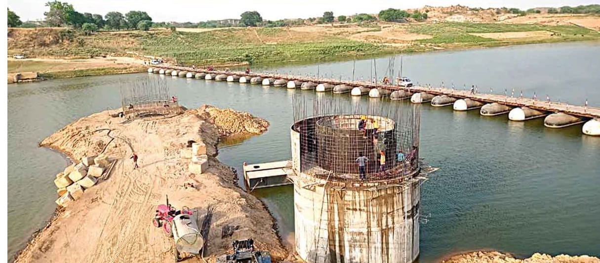 Conditions of permission became an obstacle in the way of the bridge being built on Usaid Ghat