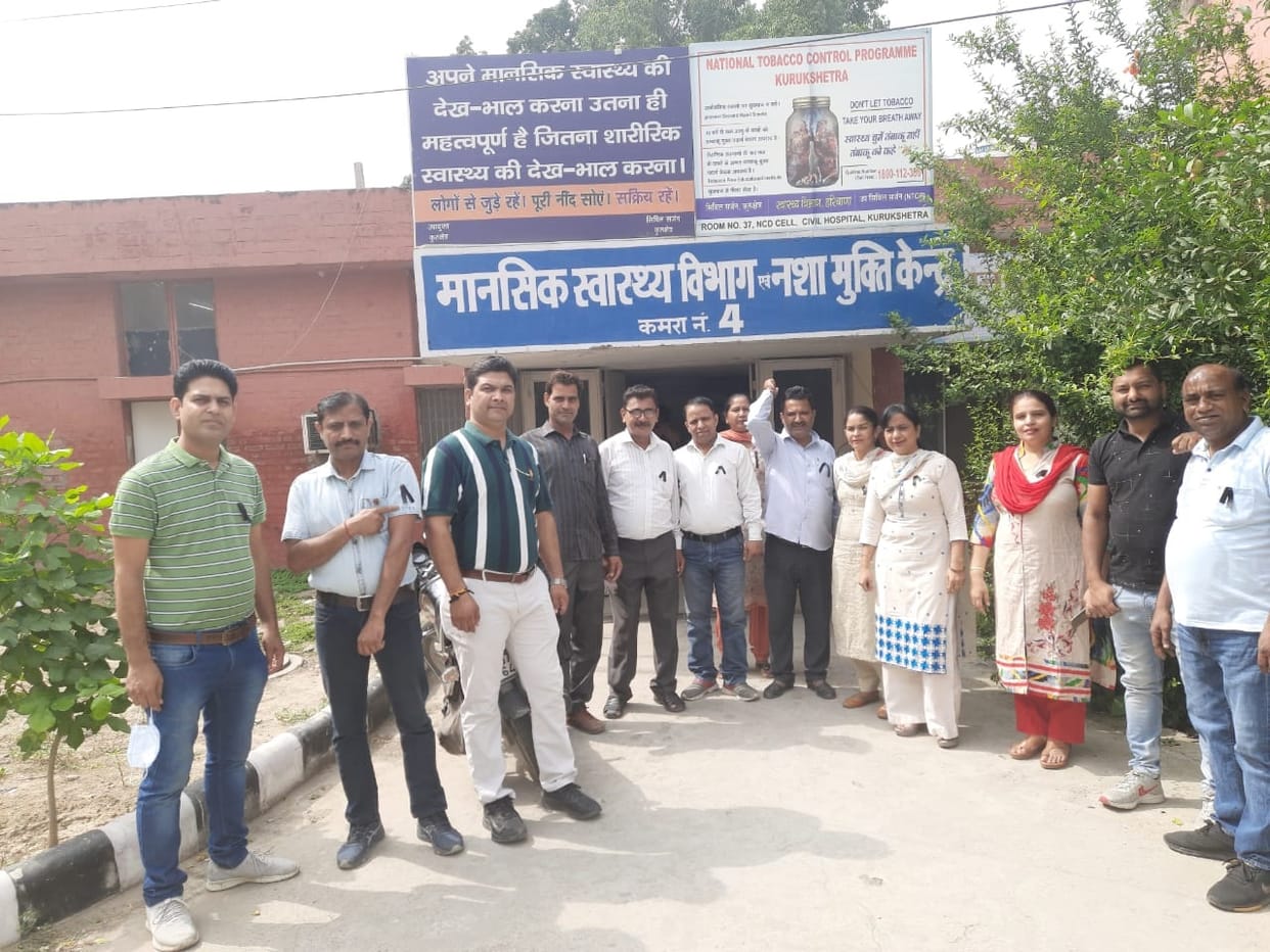 Demonstration in support of demands, Kurukshetra