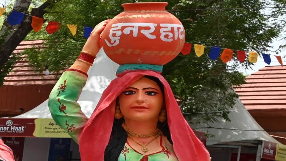 Hunar Haat in Shilpgram near Taj Mahal