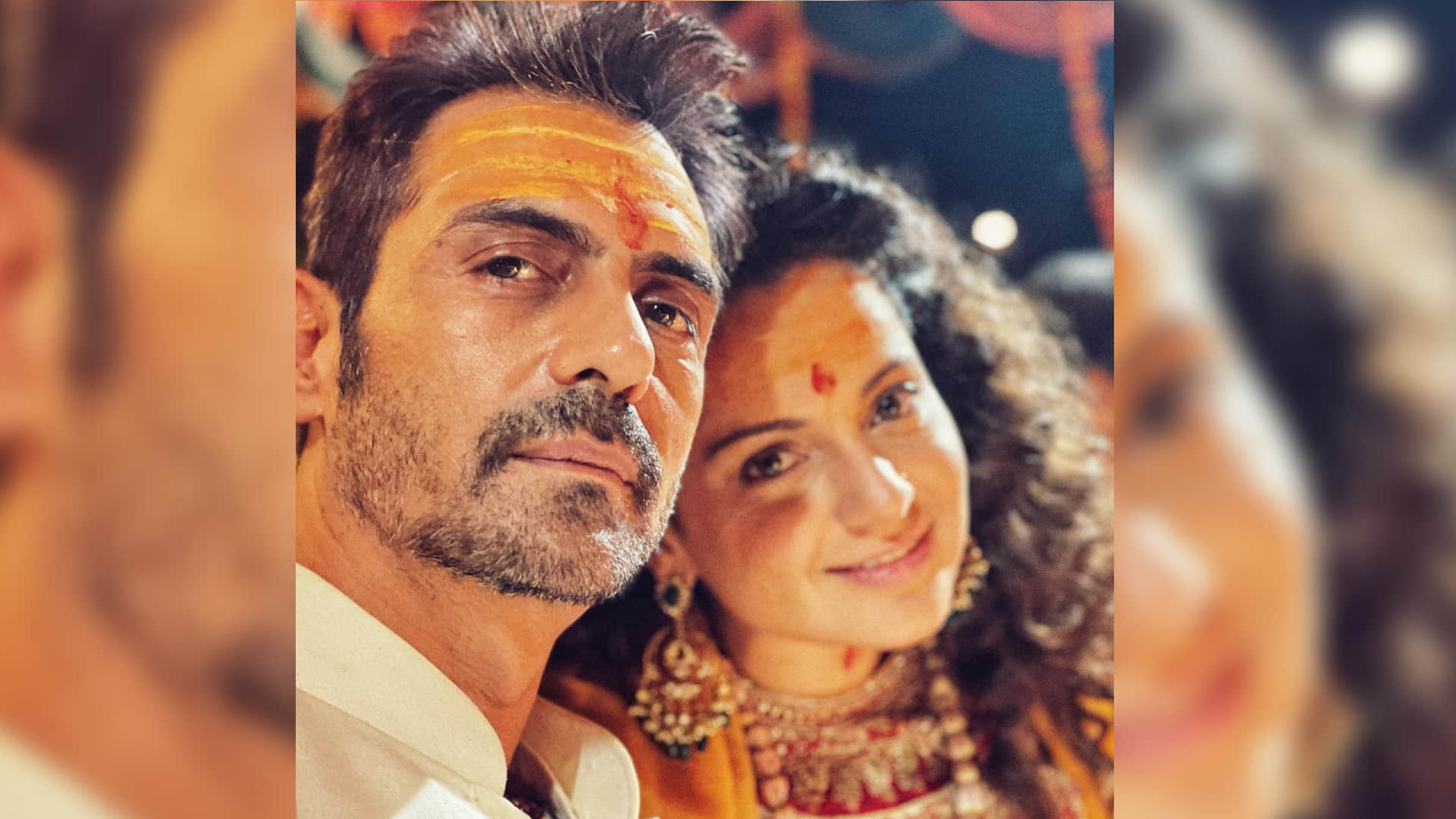 Kangana Ranaut, Arjun Rampal And Divya Dutta Visit Kashi Vishwanath Temple Ahead of Dhaakad Release