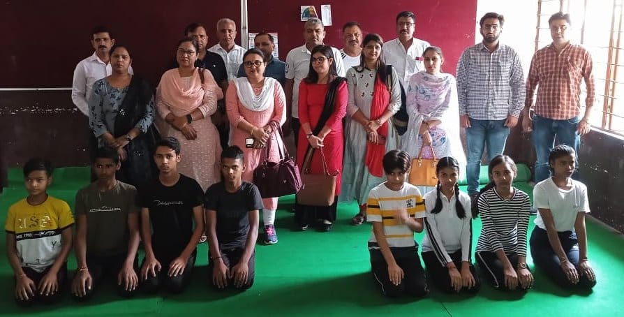 Students showed talent in Yoga Olympiad