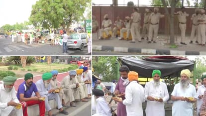Farmers Protest at Chandigarh and Mohali border against state govt all update