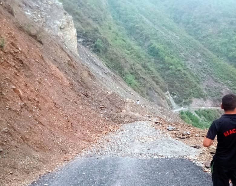 Baltadi Road Block in Balatadi