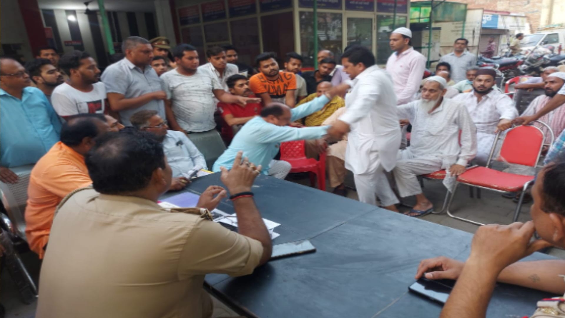 Meerut News: dispute over well worship in front of a mosque in Meerut city see photos