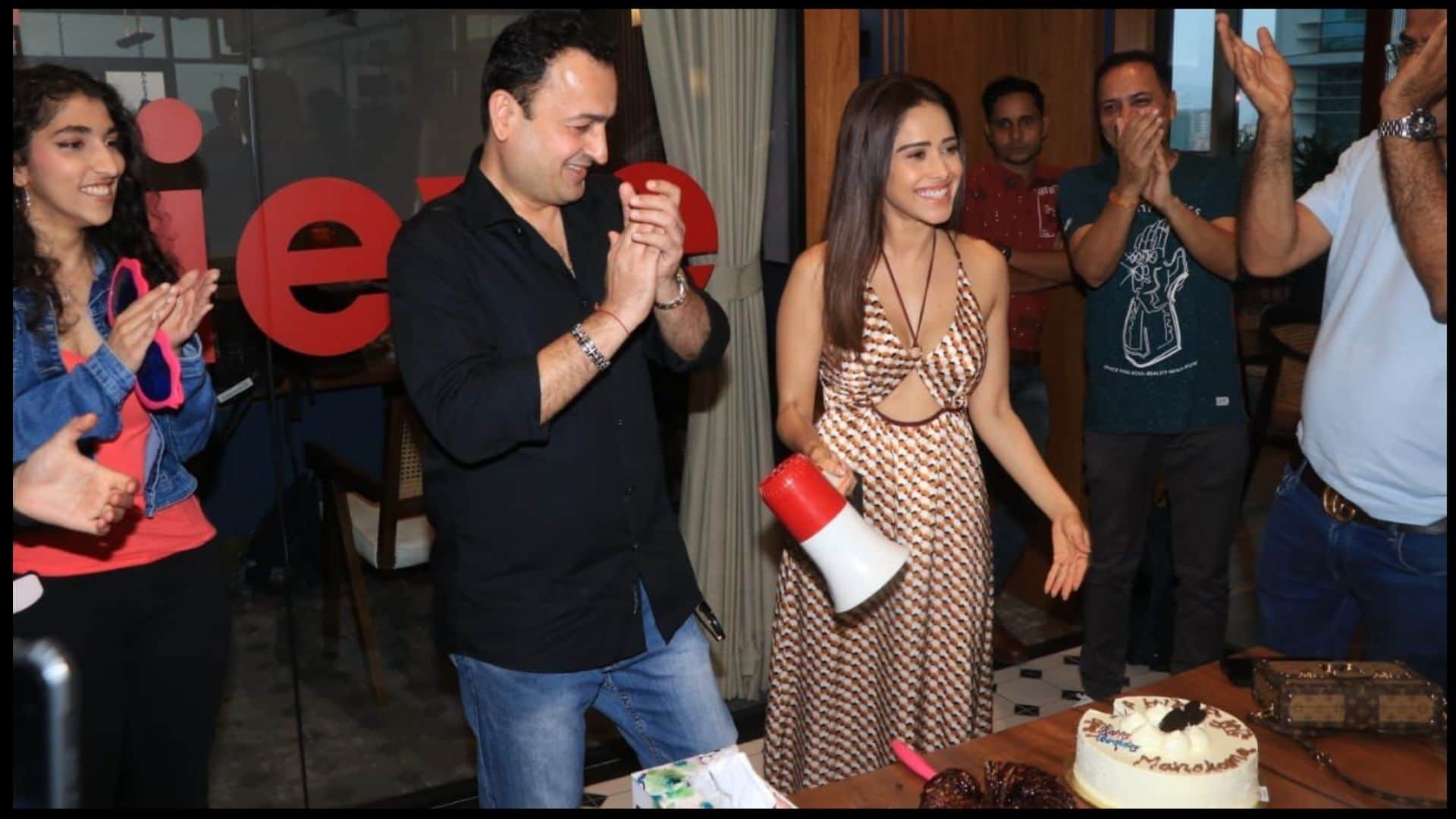 Happy Birthday Nushrratt Bharuccha: Actress Celebrated her special day with Janhit Mein Jaari Team, Media And Fans
