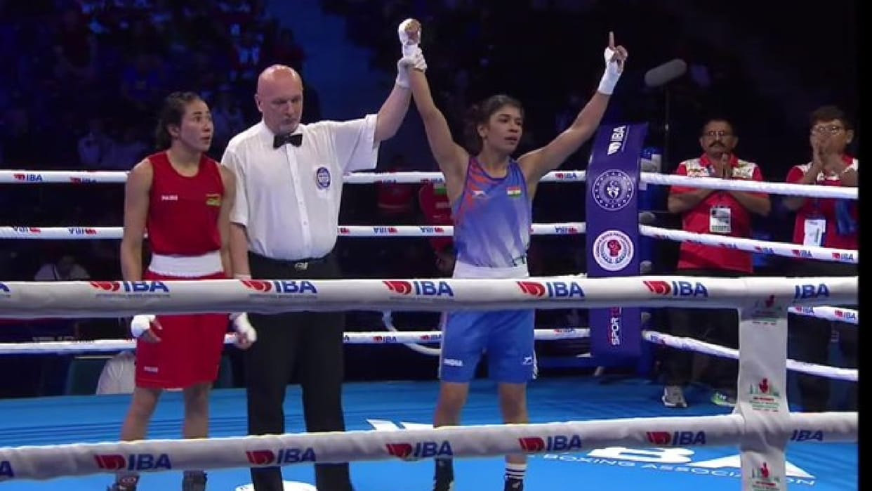 Nikhat Zareen enters in Final of Women's World Boxing beats caroline in Semifinals