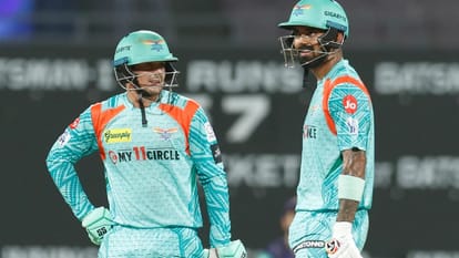IPL 2022 Quinton de Kock and KL Rahul explosive batting against Kolkata Knight Rider for Lucknow Super Giants broke many big IPL records