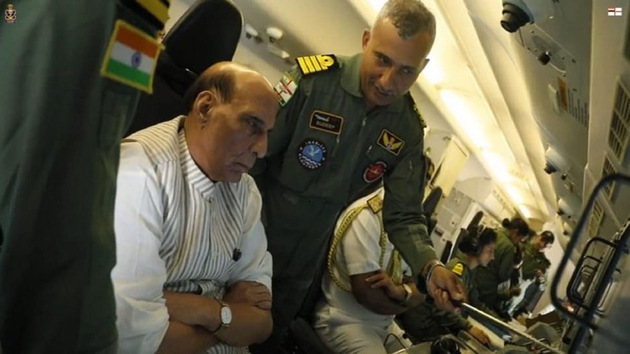 Rajnath Singh said Navy preparation is not for provoking anyone but for maritime security Latest News Update