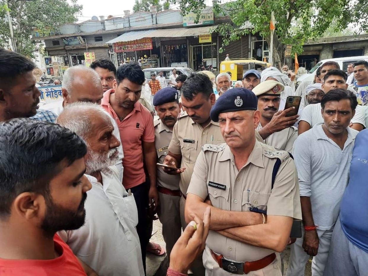 The fight caught fire, a community protested against the police