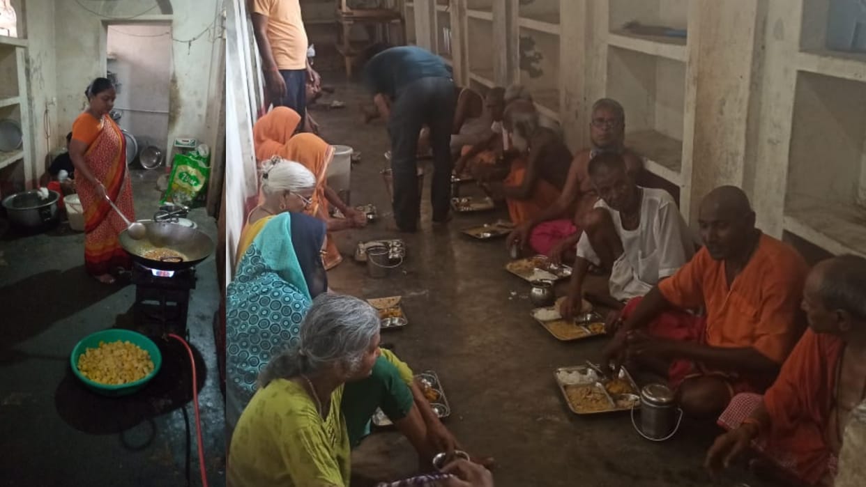 Court orders a woman to surve food to old people on finding her petition wrong.