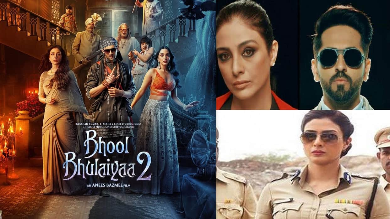 Actress Tabu character in films before  Bhool Bhulaiyaa 2  like drishyam golmaal again  jaal the trap, andhadhun