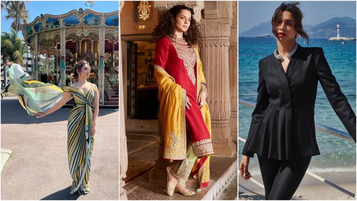 Photos Of The Day: Deepika Padukone in Cannes 2022, Kangana reached Kashi for Dhaakad title track launch, see today's celebrity update in photos