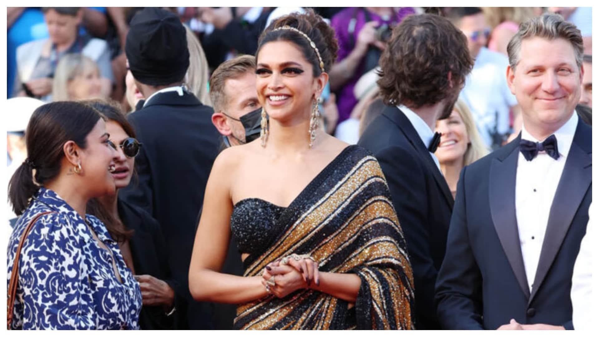 Deepika Padukone Cannes 2022 Look: Actress Getting Trolled for her makeup, netizens says desi Julia Fox