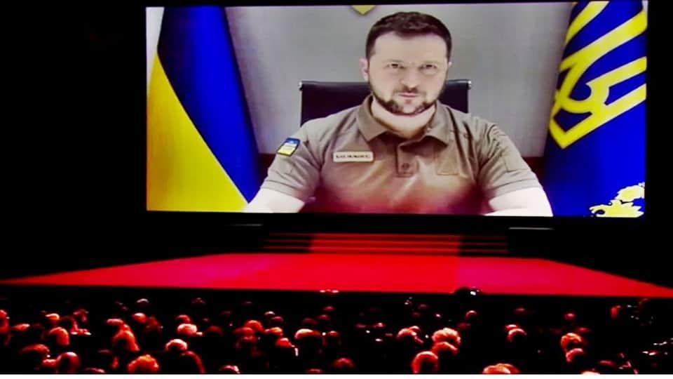 Cannes Film Festival 2022 Volodymyr zelenskyy opens Cannes with message to future filmmakers