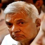 प्रधानमंत्री रानिल विक्रमसिंघे।